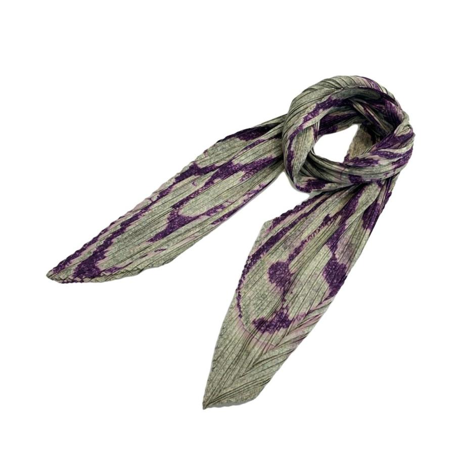 プリーツプリーズ ストール 紫 美品 【公式通販】