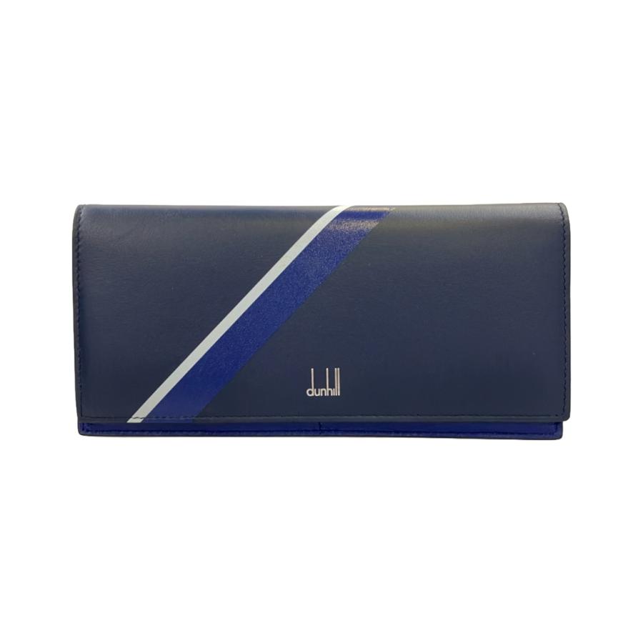 【未使用品】Dunhill 二つ折り長財布 ダンヒル 二つ折り長財布 サムライブルー DU20R2100JF410R メンズ