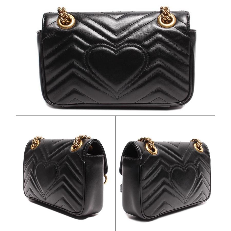グッチ レザーショルダーバッグ ゴールド金具 キルテイング ミニバッグ  