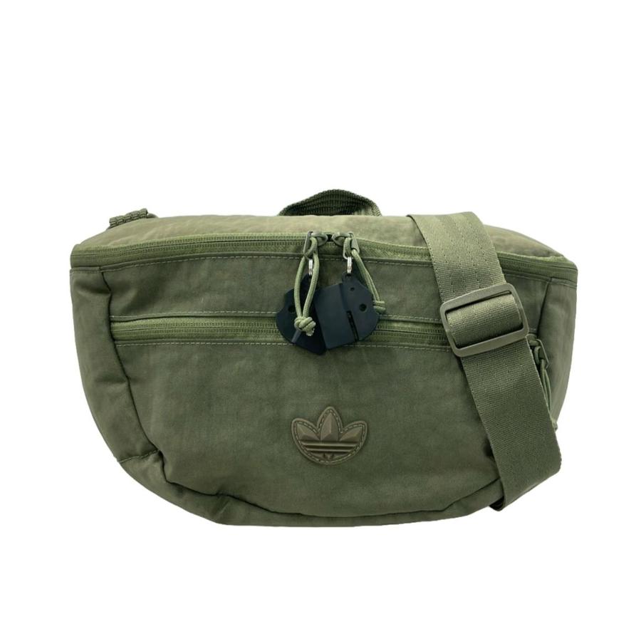 美品 アディダス 2way ナイロンボディバッグ ミニショルダーバッグ 