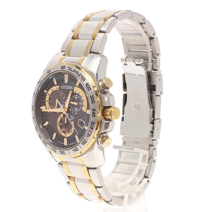 シチズン 腕時計 ソーラー ブラック E610-S104840 メンズ CITIZEN 中古