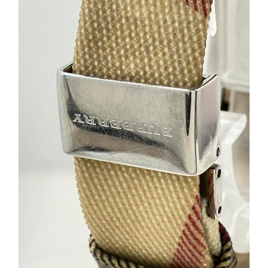 バーバリー 腕時計 クオーツ シルバー BU1076 メンズ BURBERRY 中古