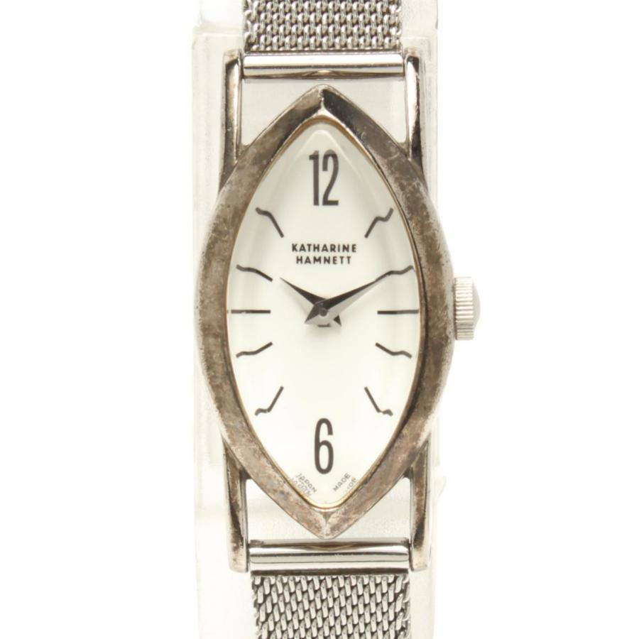 キャサリンハムネット 腕時計 クオーツ ホワイト KH-0006 レディース  