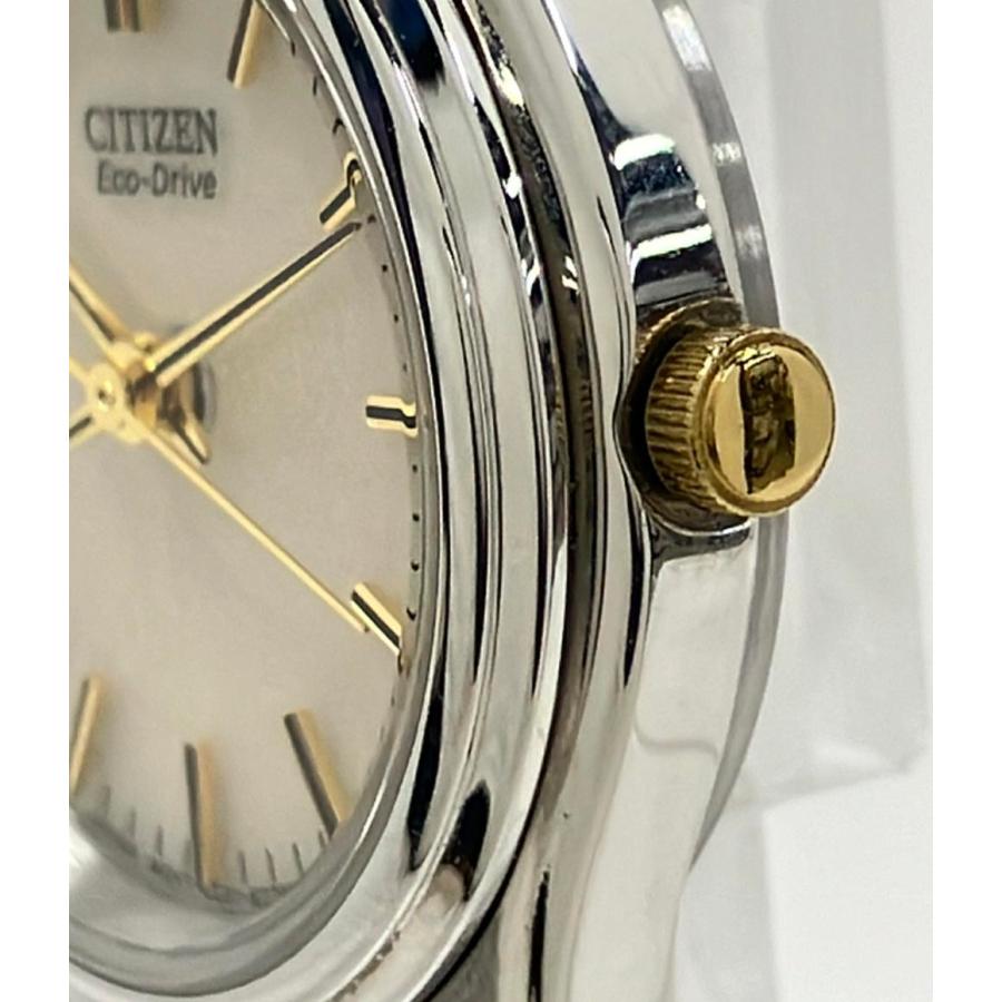 シチズン　エコドライブ　コレクション　ソーラー　E031 シチズン CITIZEN ラウンドフェイス ベゼルダイヤ エコドライブ