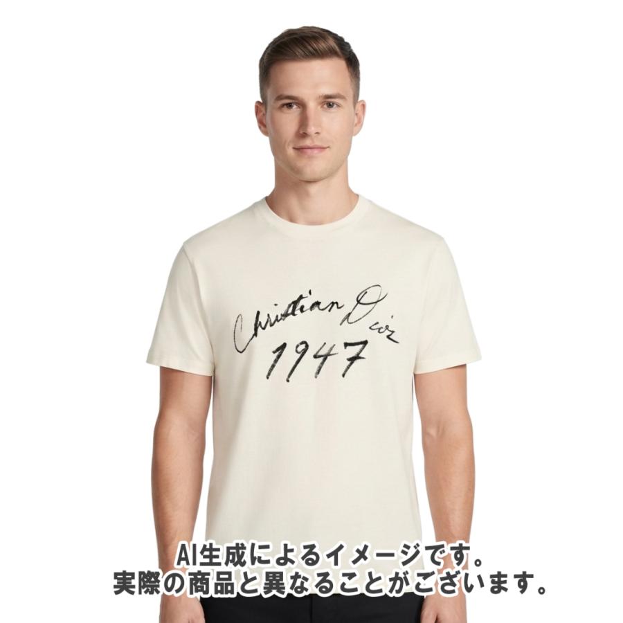 クリスチャンディオール Handwritten 1947 コットンジャージー Tシャツ