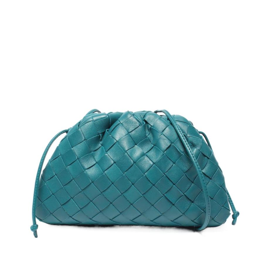 美品 ボッテガ・ヴェネタ ショルダーバッグ がま口 ザ ポーチ イントレ