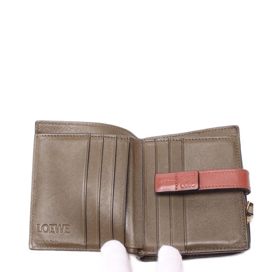 ロエベ 二つ折り財布 コンパクトジップウォレット レディース LOEWE