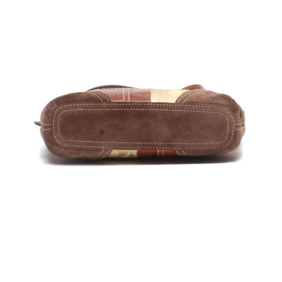 コーチ ショルダーバッグ 斜め掛け パッチワーク ハラコ シグネチャー