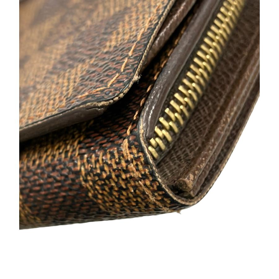LOUIS VUITTON / ルイヴィトン ◆二つ折り財布 ポルトモネ ビエ トレゾール ダミエ エベヌ N61730 【財布/サイフ/ウォレット/wallet/】 ブランド【中古】 [0220553561] ルイ・ヴィトン 二つ折り財布 ポルトモネ ビエ トレゾール ダミエ