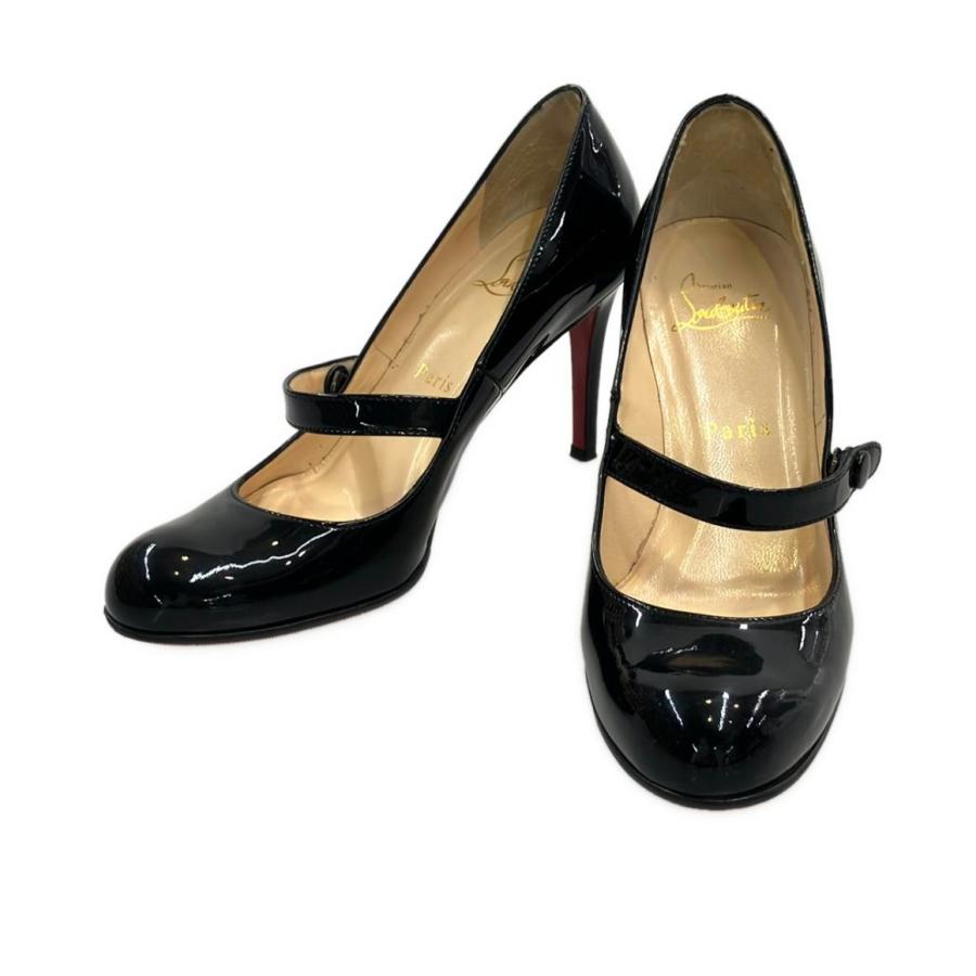 クリスチャンルブタン ラウンドトゥパンプス ストラップ レディース  