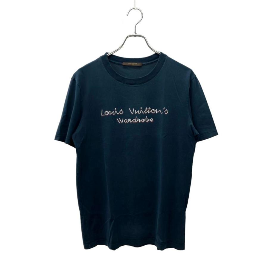 ルイ・ヴィトン 半袖Tシャツ ロゴ プリント メンズ SIZE M LOUIS