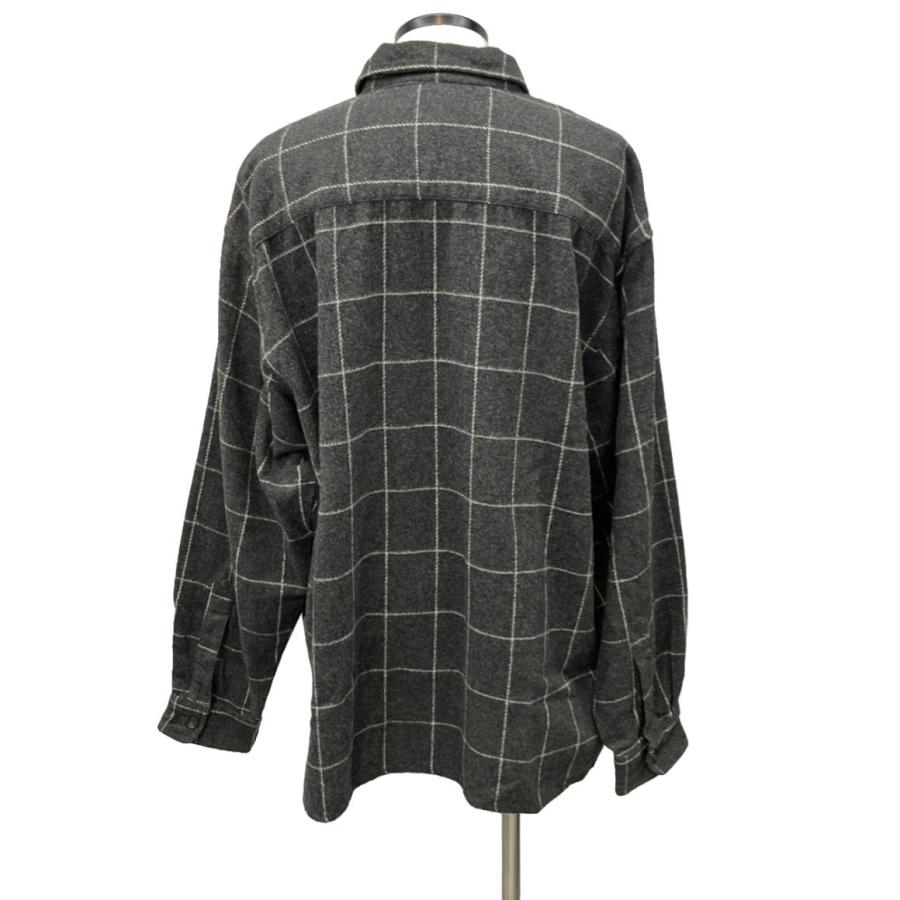 80s 90s old stussy 白タグ ウール コート シャツ ジャケット オールドステューシー シャツジャケット 白タグ ウール #CA 28629