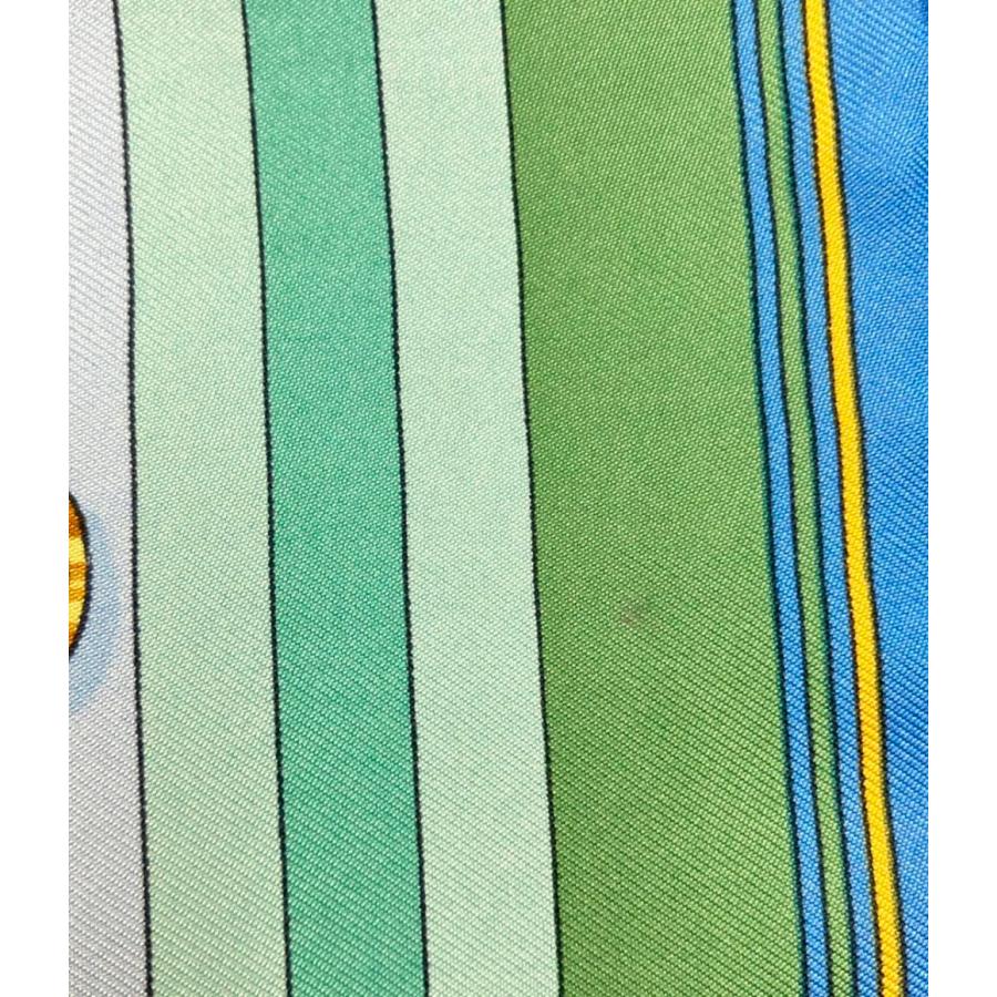 美品 HERMES プチカレ シルクスカーフ Les Sanglesベルト柄 美品 HERMES プチカレ シルクスカーフ Les Sanglesベルト柄
