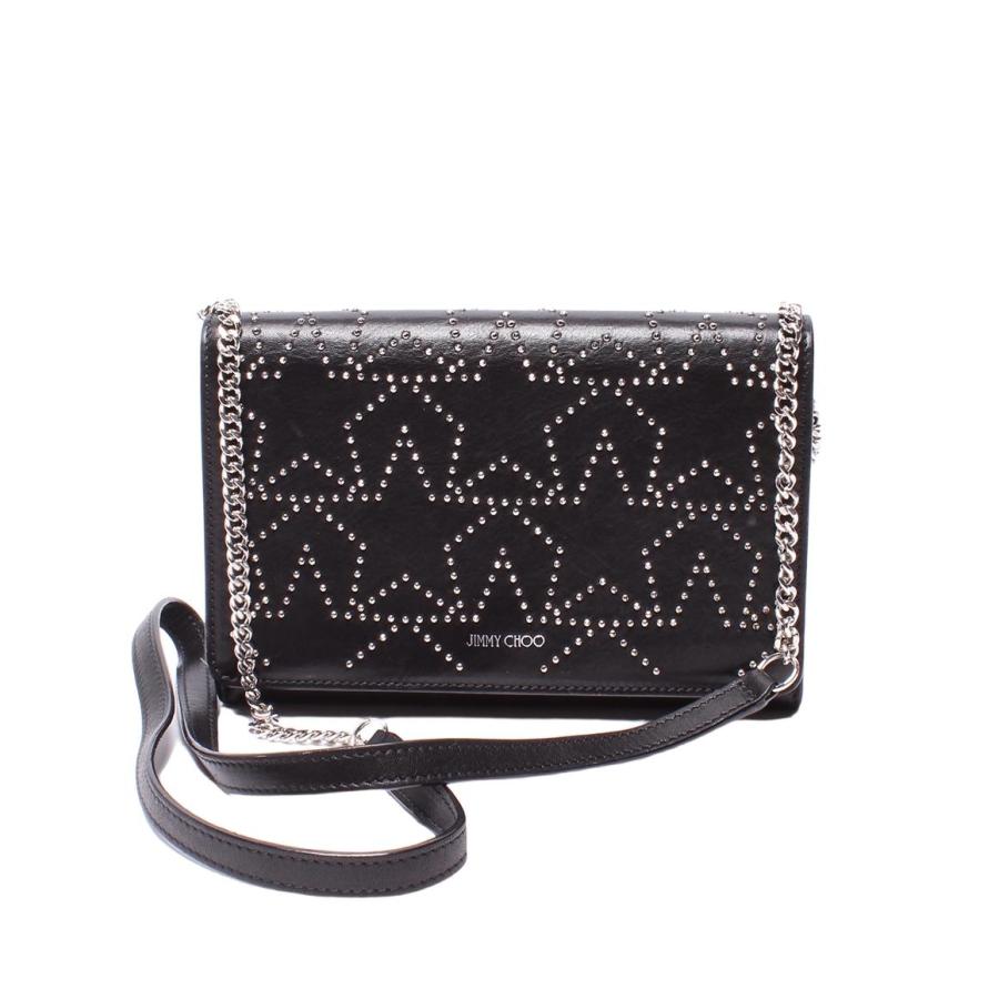 JIMMY CHOO ジミーチュウ MARGOT 　チェーンウォレット ジミーチュウ チェーンウォレット レディース JIMMY CHOO 中古