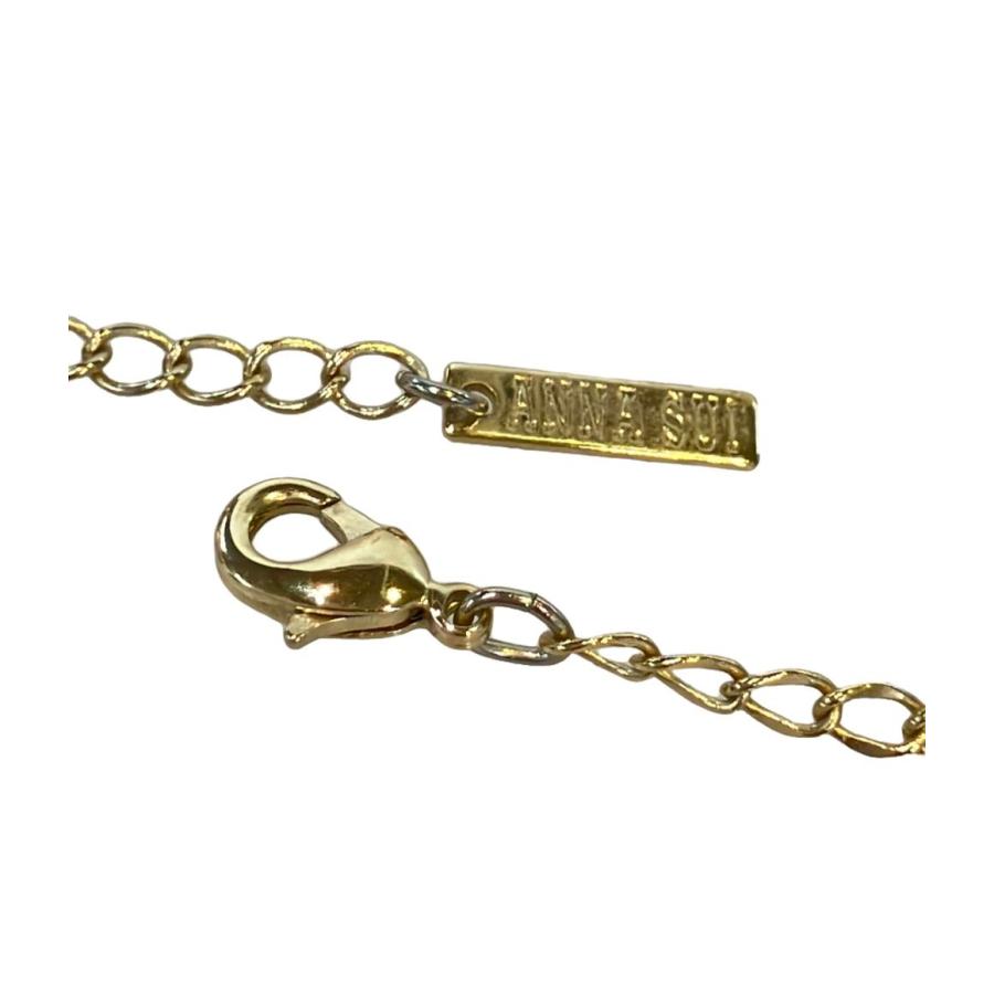 アナスイ ネックレス 鳥モチーフ 花モチーフ レディース ANNA SUI 中古 