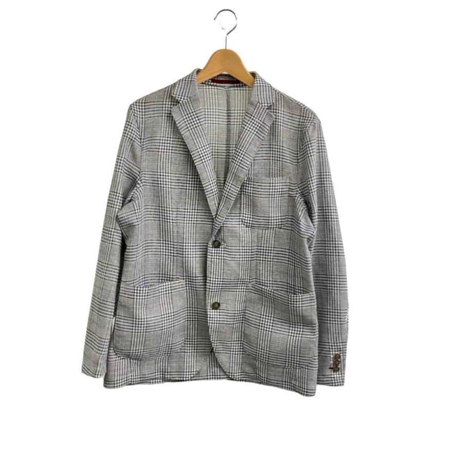 ドゥクラッセ テーラードジャケット チェック柄 メンズ SIZE M