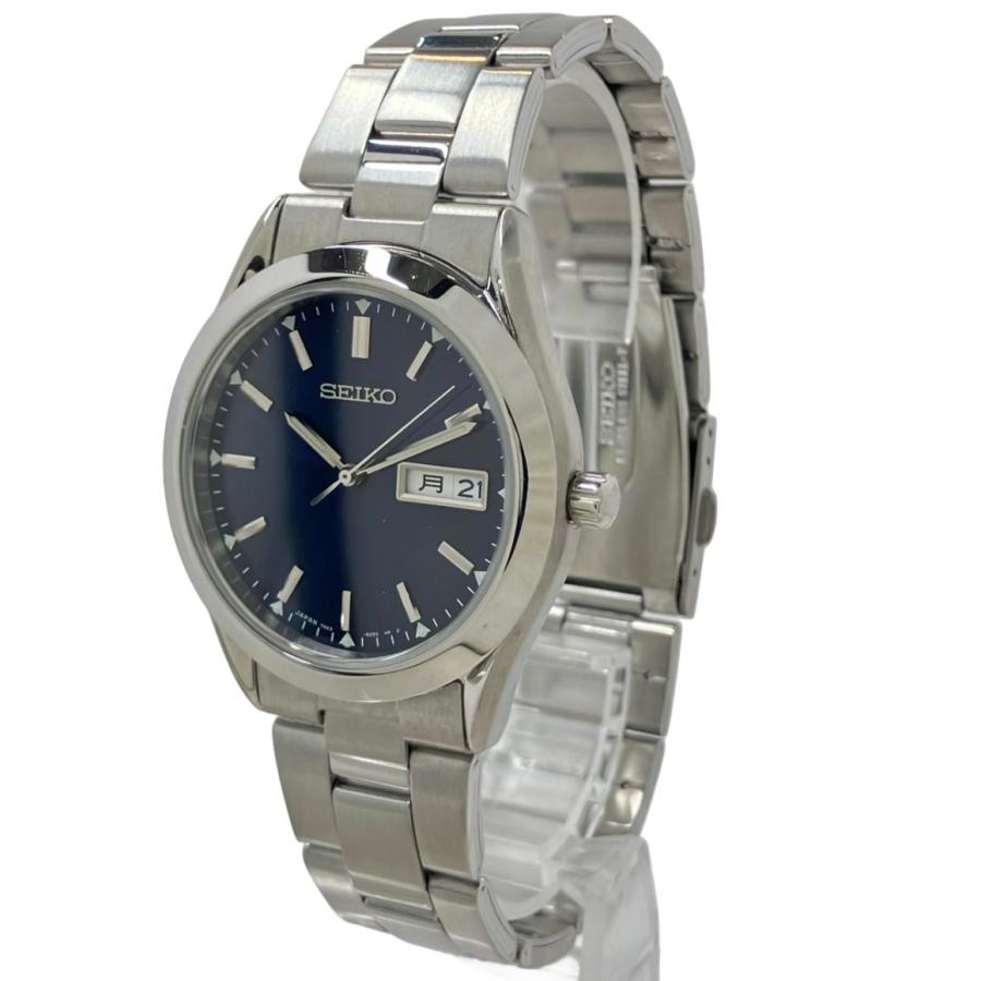 SEIKO 7N43-9080 文字盤ブルー クオーツ SEIKO クォーツ 腕時計