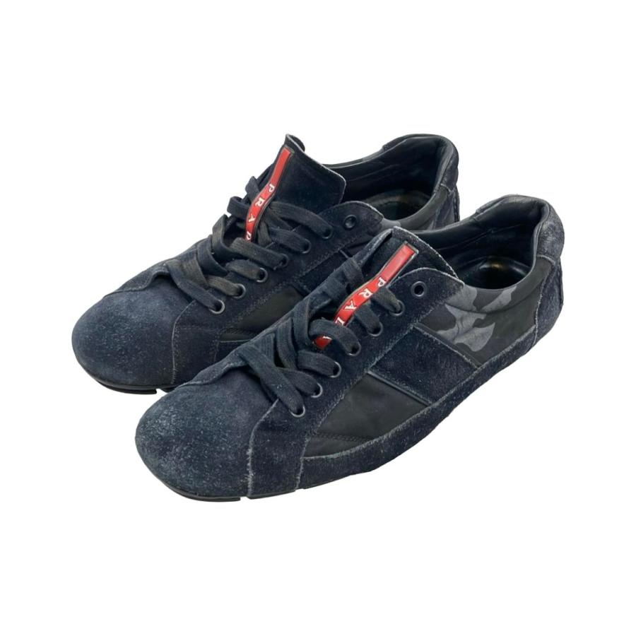 プラダ ローカットスニーカー 迷彩柄 メンズ SIZE 7 (L) PRADA