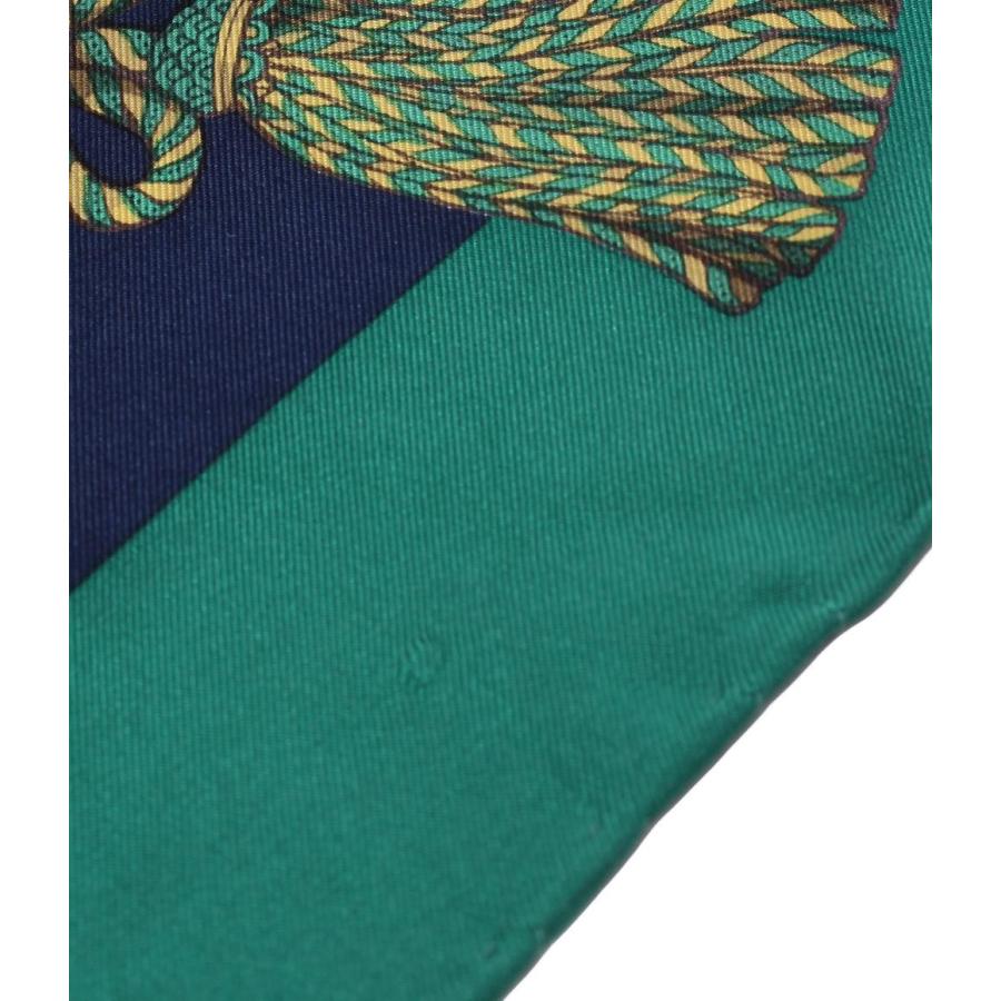 グッチ スカーフ シルク100% 紋章 レディース メンズ GUCCI 中古