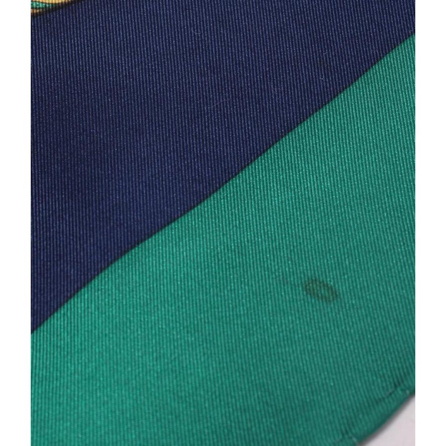 グッチ スカーフ シルク100% 紋章 レディース メンズ GUCCI 中古