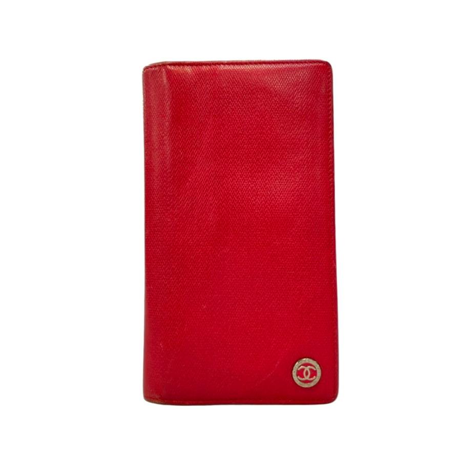 CHANEL 長財布 シルバー金具 レザー 長財布 ロングウォレット 【中古】 156-10.jpg