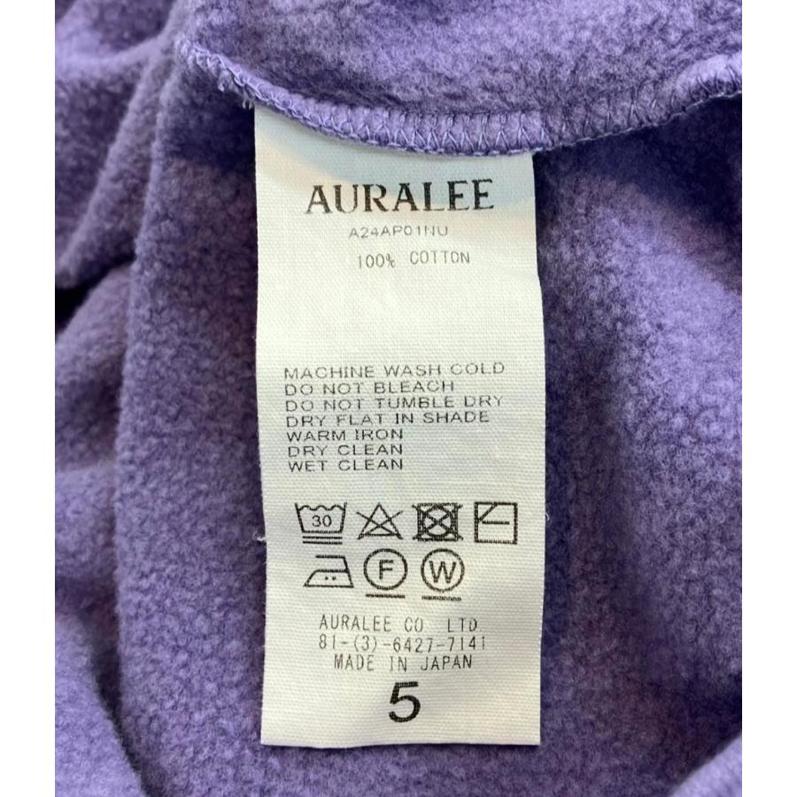 美品 オーラリー ハーフジップスウェット メンズ SIZE 5 (L) AURALEE