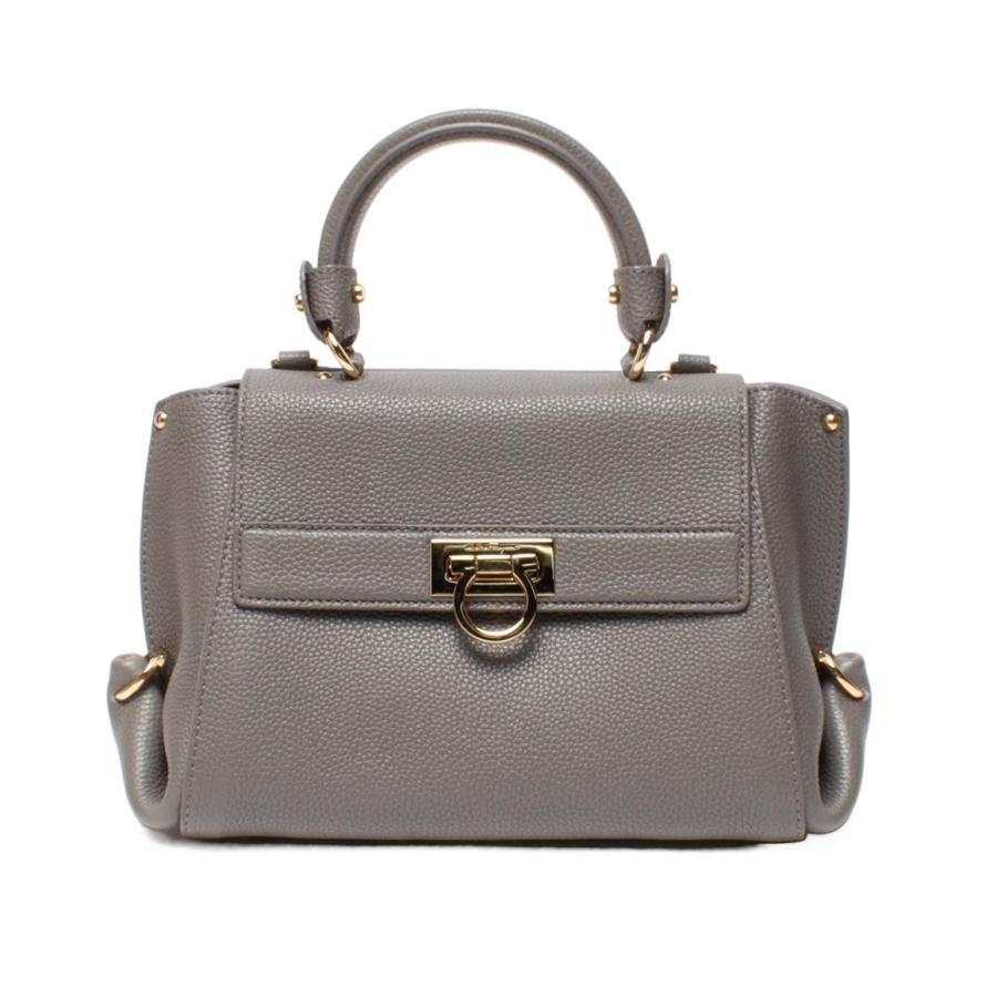 美品 サルヴァトーレフェラガモ 2way ハンドバッグ ショルダーバッグ 