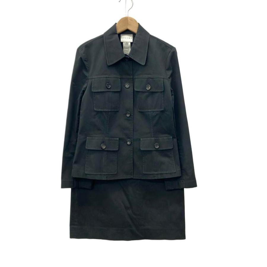 CELINE セリーヌ　スカートセットアップ　ウール　サイズ38 M相当 セリーヌ セットアップ ジャケット スカート レディース SIZE 40 (M