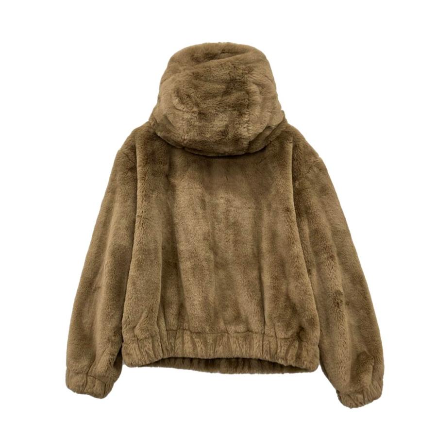 美品 ザラ ジップアップフェイクファージャケット レディース SIZE XS