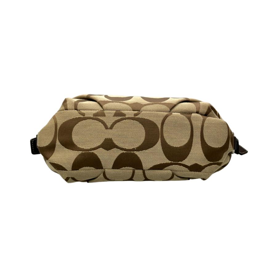美品 コーチ ショルダーバッグ 斜め掛け シグネチャー F15068