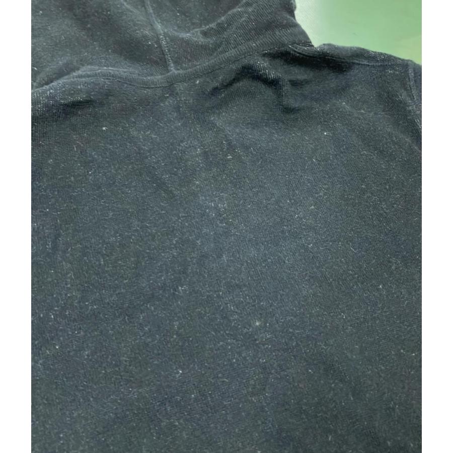 ルシアンペラフィネ カシミヤ混スカルジップスウェットパーカー メンズ