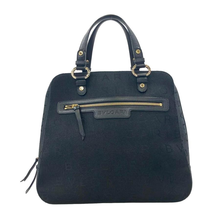 BVLGARI ブルガリ鞄 ハンドバッグ(中古) 中古・古着通販】BVLGARI (ブルガリ) ハンドバッグ ブラック｜ブランド