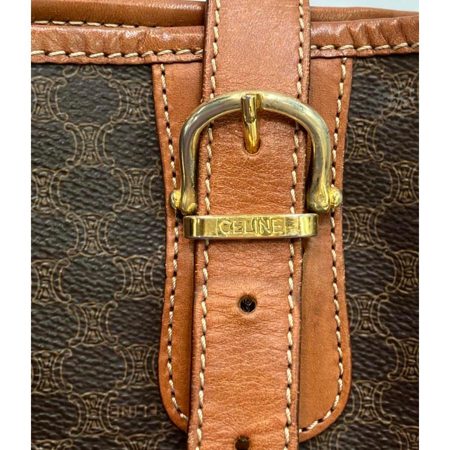お値下中【極美品】セリーヌ　トートバッグ　ブラウン 楽天市場】【バッグ】CELINE セリーヌ マカダム柄 トートバッグ