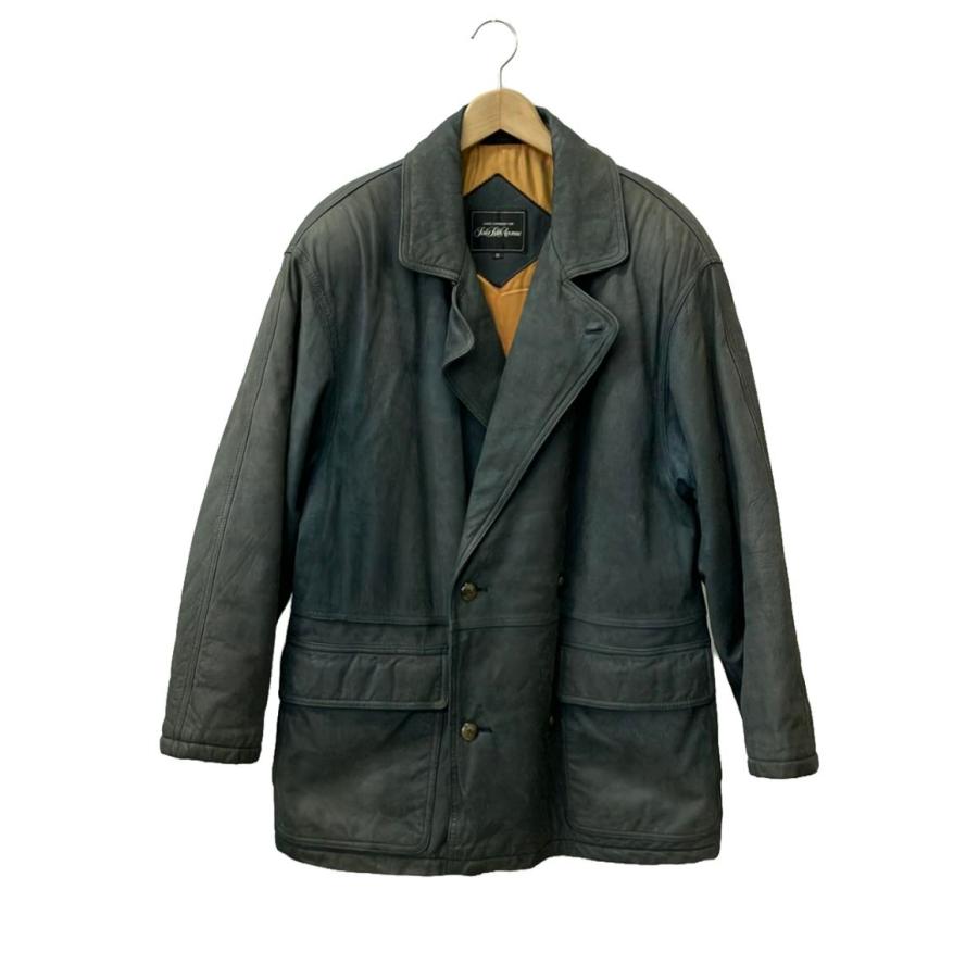 サックスフィフスアベニュー レザージャケット メンズ SIZE S Saks 