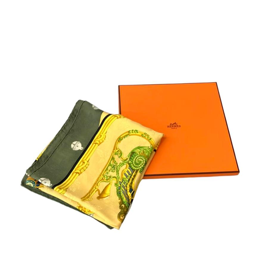 楽天市場】【中古】 エルメス HERMES スカーフ カレ90 シルク