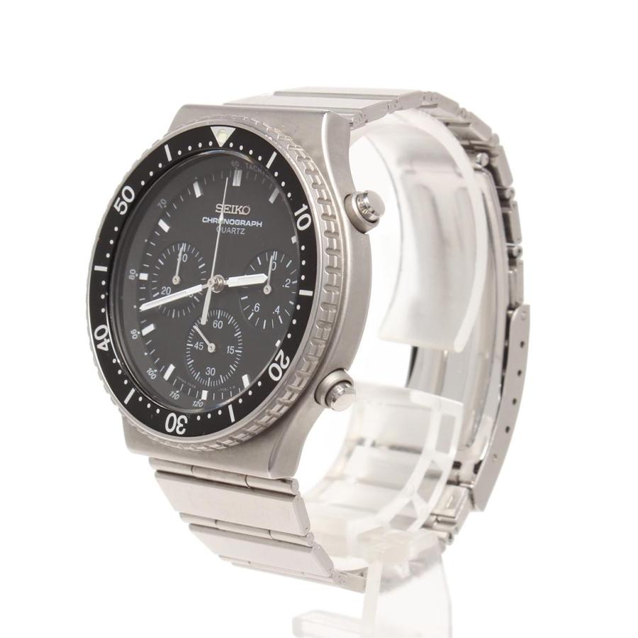 美品 SEIKO スピードマスター 7A28-7040 セイコー スピードマスター 7A28-7040 1/10秒計測 クロノグラフ