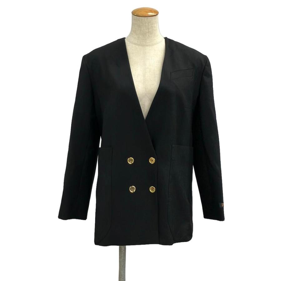 美品 パトゥ ノーカラージャケット レディース SIZE 36 (S 美品 パトゥ ノーカラージャケット レディース SIZE 36 (S