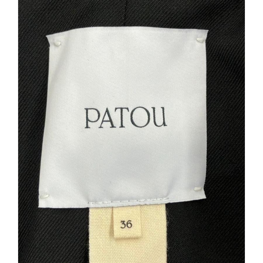 美品 パトゥ ノーカラージャケット レディース SIZE 36 (S 美品 パトゥ ノーカラージャケット レディース SIZE 36 (S
