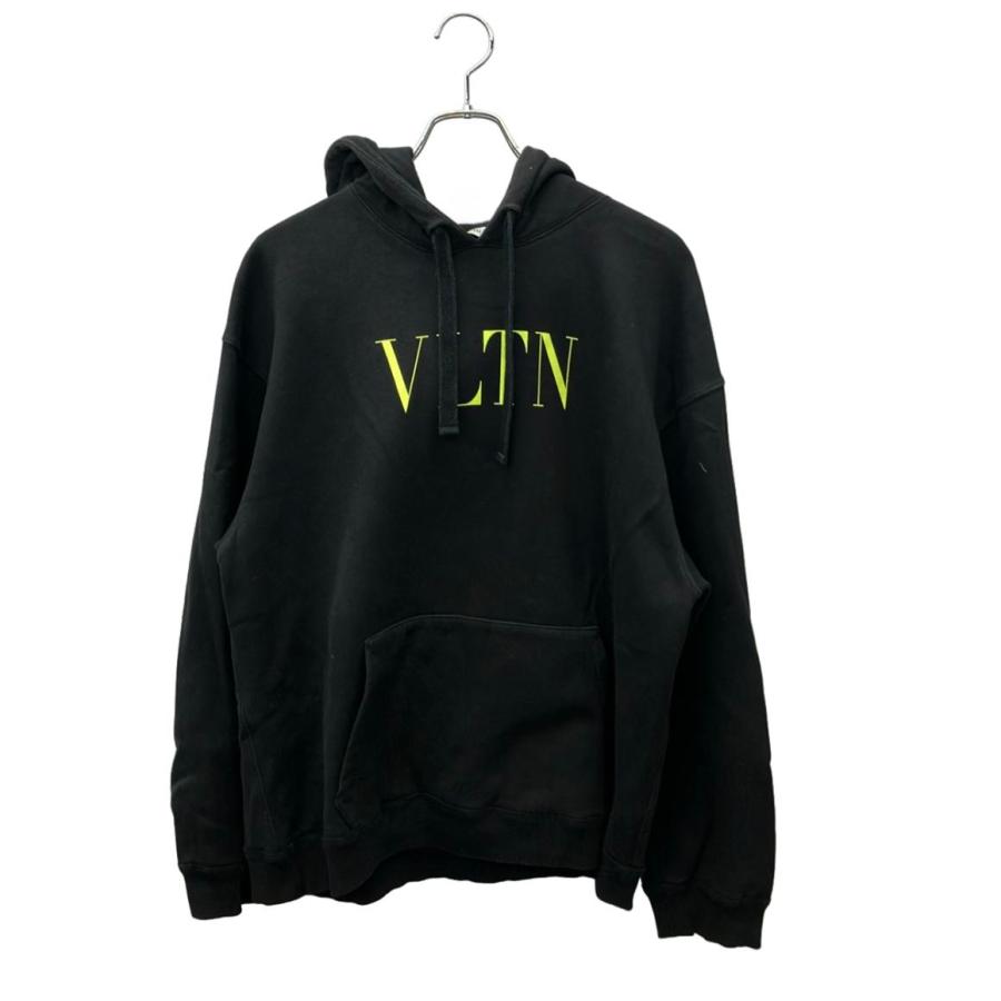 ヴァレンティノ スウェットパーカー VLTN ロゴプリント ネオンカラー