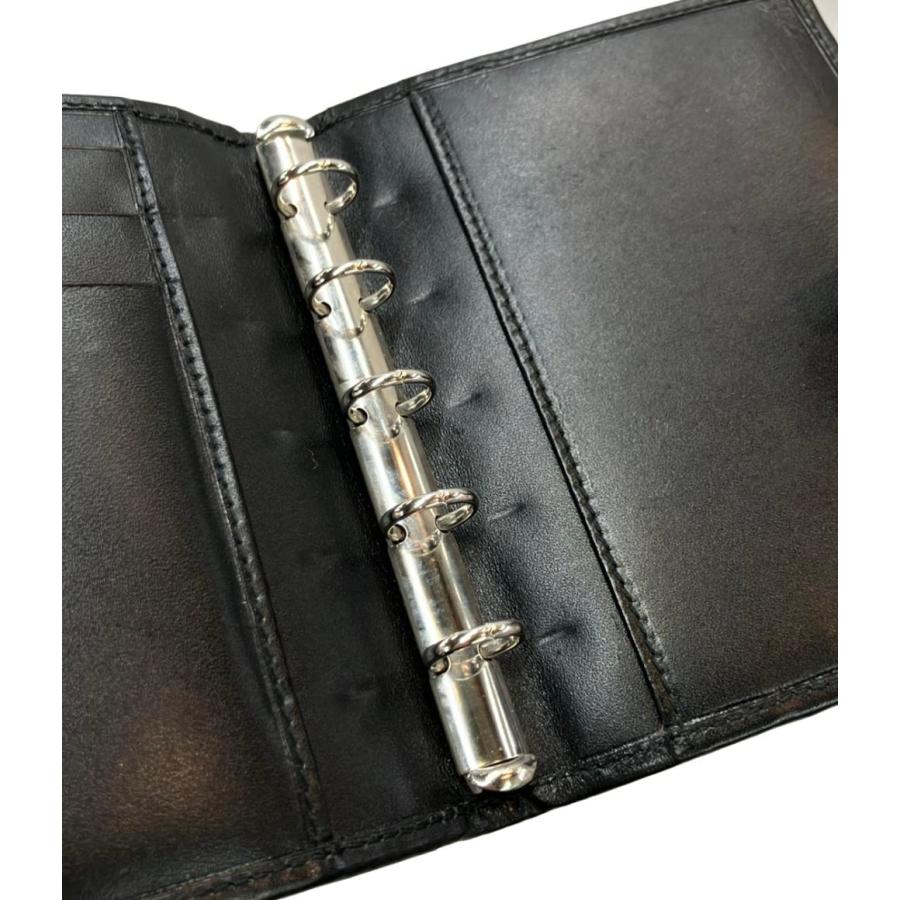 グッチ　手帳カバー　GGキャンバス　レザーブラック【美品】 グッチ 手帳カバー レザー GGキャンバス 031 2031 1014 メンズ GUCCI