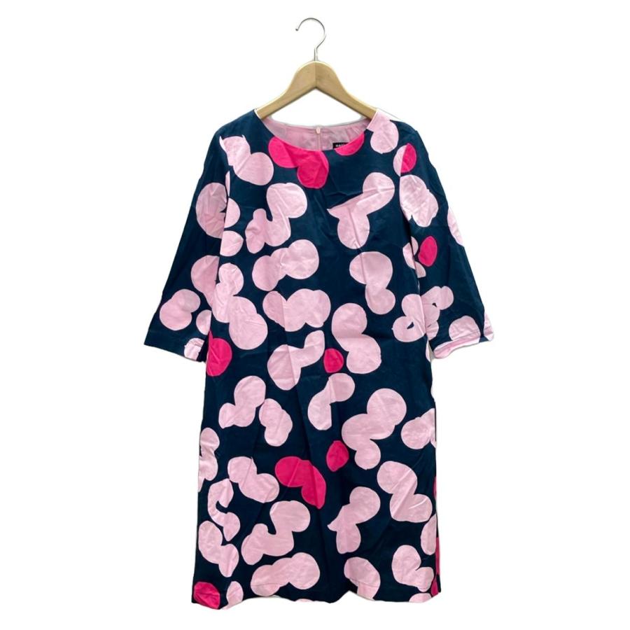 マリメッコ 七分袖ロングワンピース レディース SIZE 34 (XS 