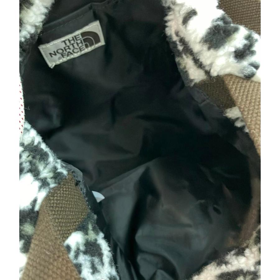 美品 ザ・ノースフェイス ボア巾着ショルダーバッグ レオパード柄