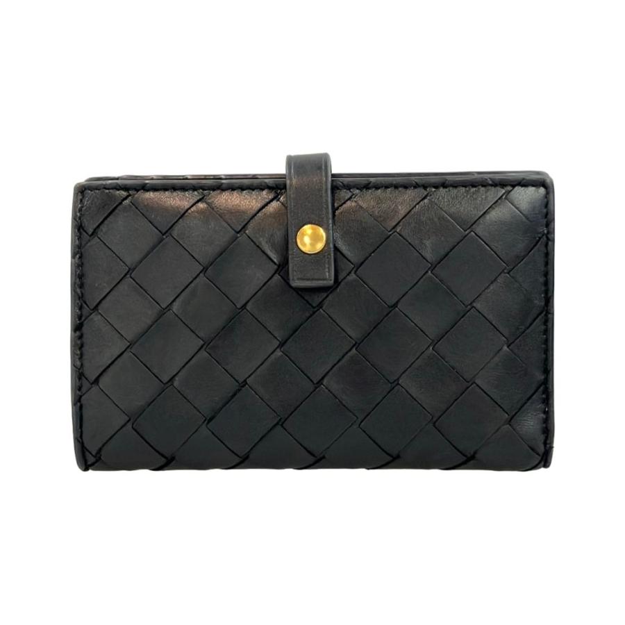 ボッテガ・ヴェネタ 二つ折り財布 イントレチャート レディース  