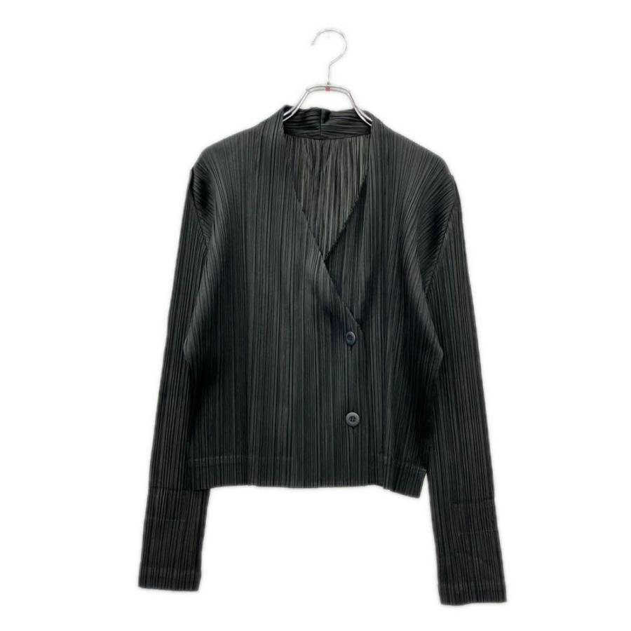 美品 プリーツプリーズ 長袖カーディガン  プリーツロングカーディガン PP21-JA283 レディース SIZE 4 (XL) PLEATS PLEASE PLEATS PLEASE ISSEY MIYAKE - 美品 プリーツプリーズ イッセイミヤケ