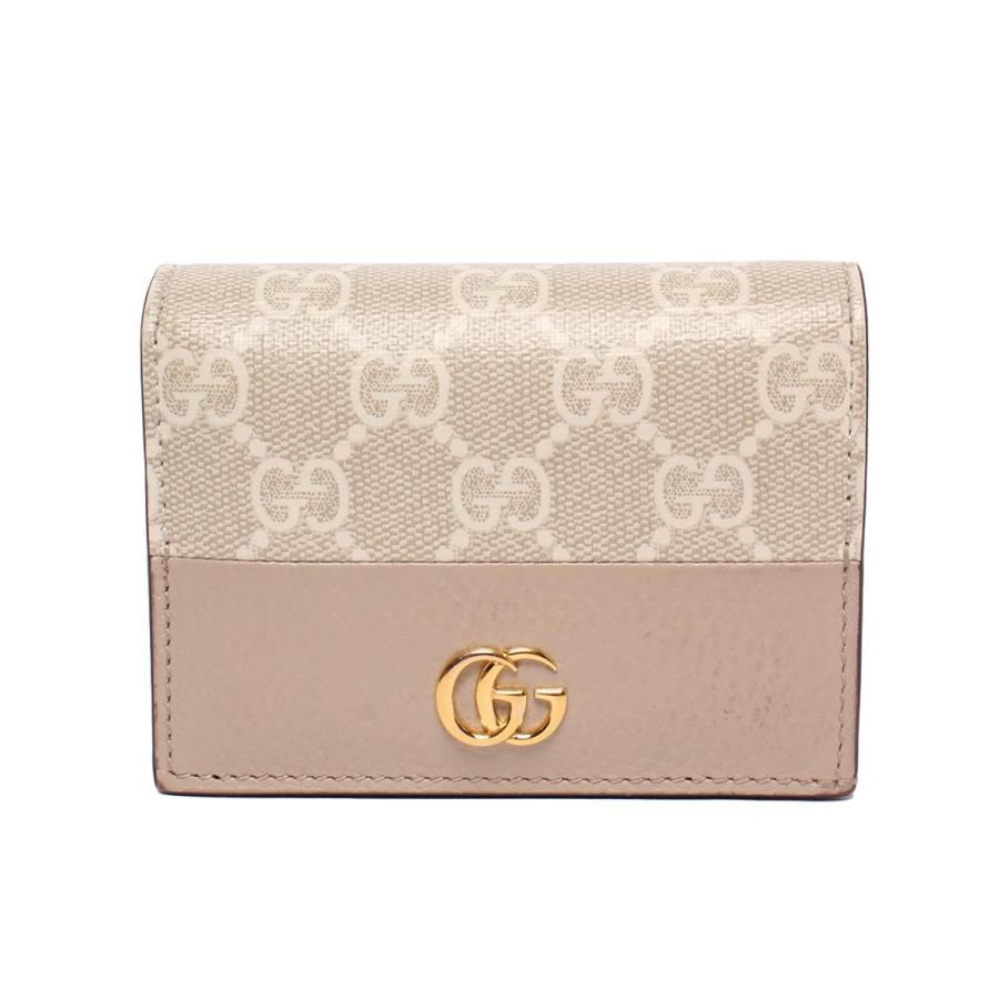 グッチ 二つ折り財布 ミニ財布 GGスプリーム 658610 493075 レディース