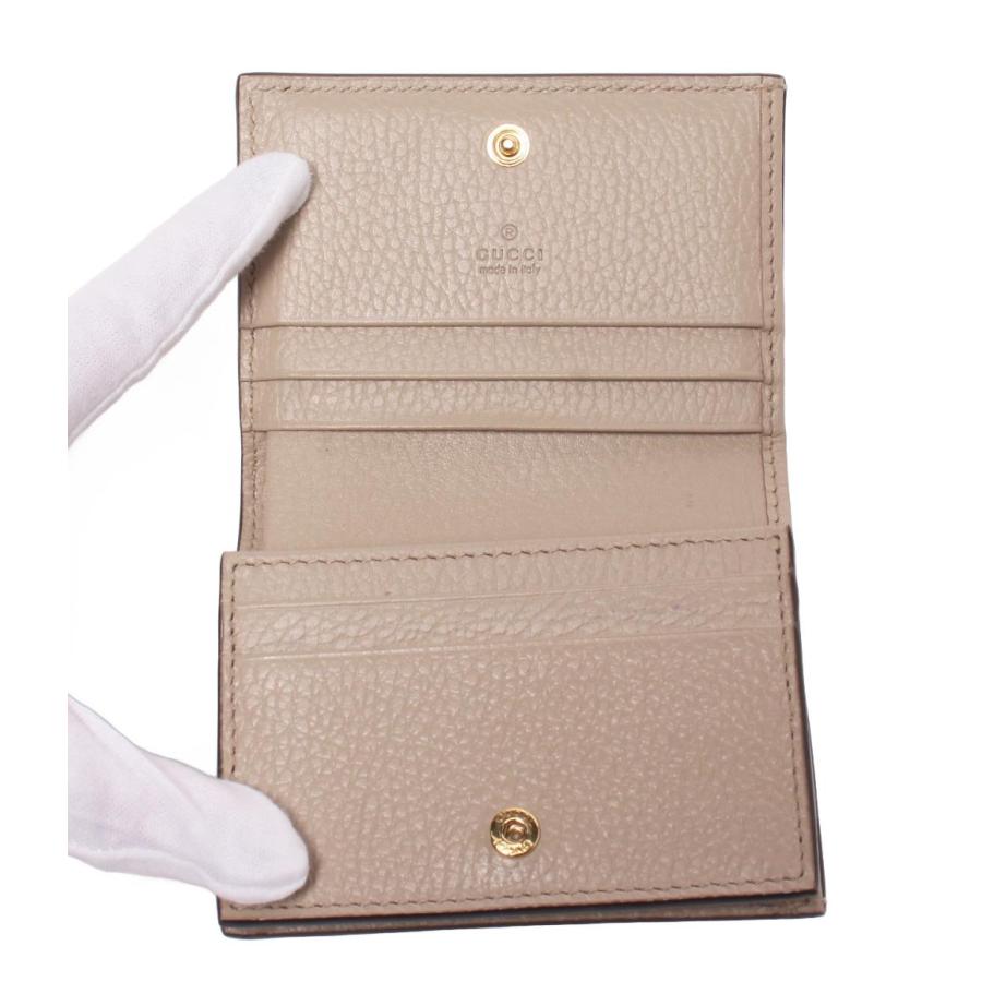 GUCCI グッチ　二つ折り財布　658610 GG スプリーム　アイボリー グッチ 二つ折り財布 ミニ財布 GGスプリーム 658610 493075 レディース