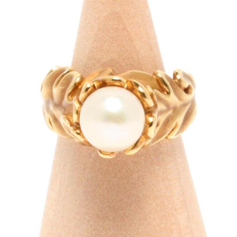 アンジェラ カミングス リング 指輪 18K パール 8.3mm レディース SIZE