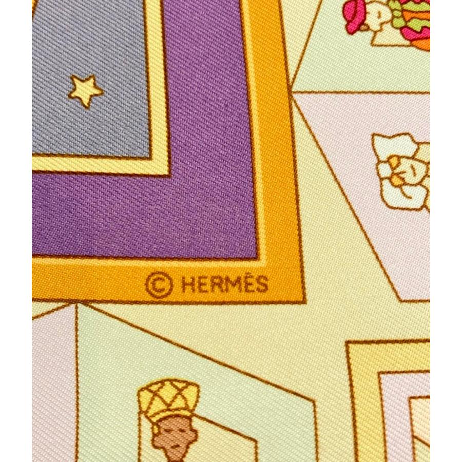 エルメス スカーフ カレ90 シルク100% 手を差し伸べる DONNER LA