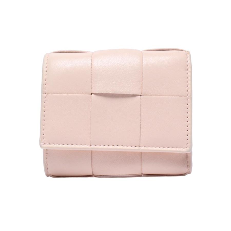 美品 ボッテガ・ヴェネタ 三つ折り財布 レディース BOTTEGA VENETA 