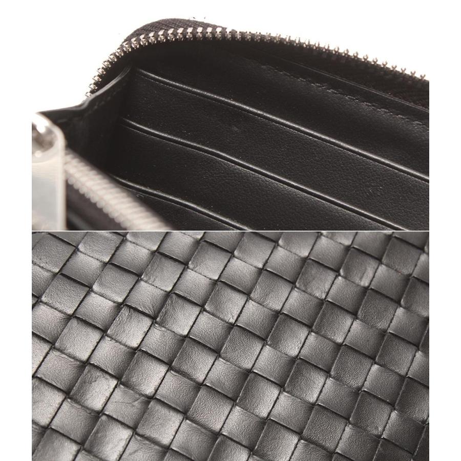 アンソローズBOTTEGA VENETA イントレチャート ラウンドファス ボッテガ・ヴェネタ ラウンドファスナー長財布 イントレチャート